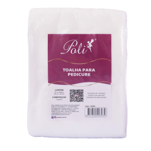 Toalha Pedicure Viscose 45g 30x40cm 50 un Poli