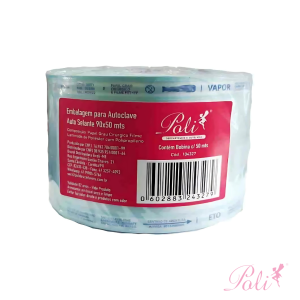 Embalagem Autoclave Rolo 80mm x 50m 1 rolo Poli