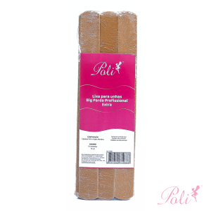 Lixa para Unha Big Parda 16cm 72 un Poli