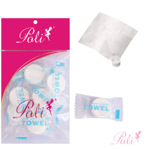 Toalha Multiuso Desidratada Compacta 20x24cm 10 un Poli