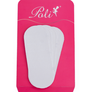 Refil Lixa para Suporte Pedicure Branca 5x13cm 50 un Poli