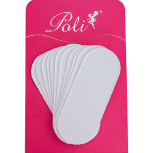 Refil Lixa para Suporte Pedicure Branca 4.5x11.5cm 12 un Poli