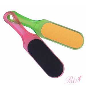 Lixa Acrílica Côncava Preta Amarela 1 un Poli