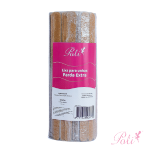Lixa para Unha Parda 16cm 144 un Poli