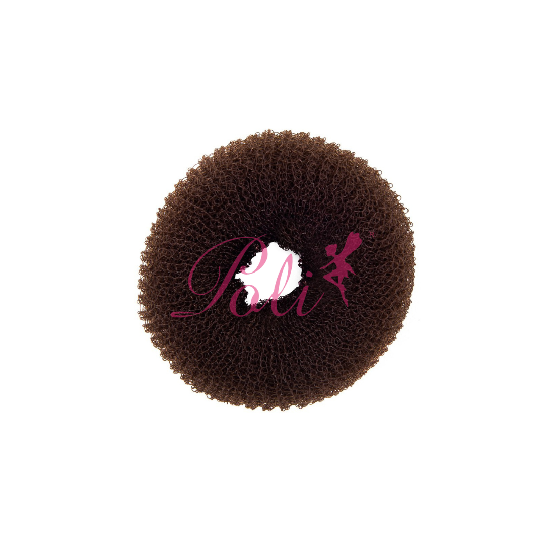 Donuts Médio Castanho para Coque 1 un Poli