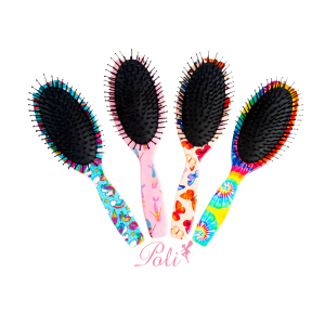 Escova Almofadada Estampada Oval 1 un Poli