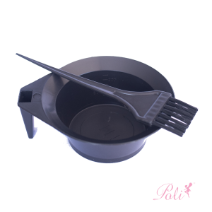 Kit Tigela Graduada com Pincel para Tintura 1 un Poli