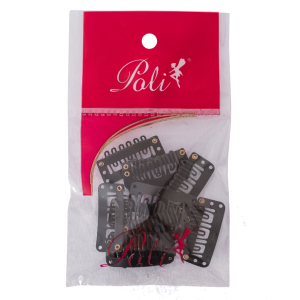 Presilhas Tic Tac para Mega Hair 6 un Poli