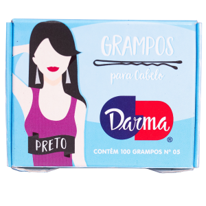 Grampo Darma Preto N.5 100 un