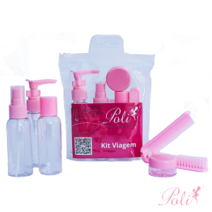 Kit para Viagem 5 Peças com Escova e Pote 10ml 1 un Poli