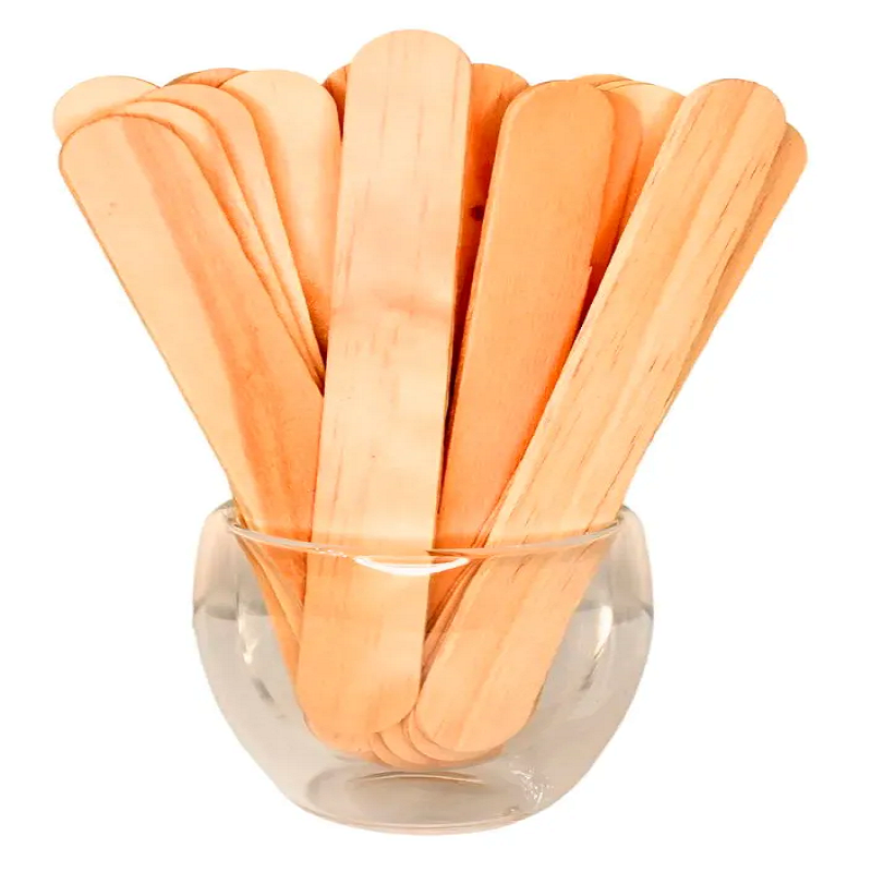 Espátula de Madeira para Depilação 50 un Poli