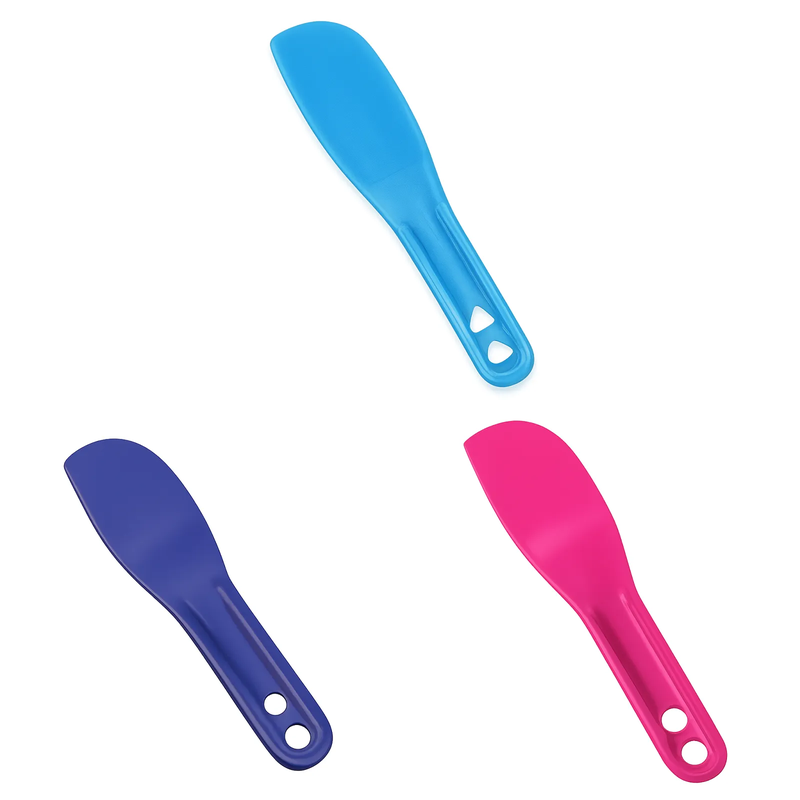 Espátula para Creme Plástica Curvada 1 un Poli