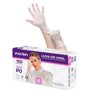Luva Vinil sem Pó 100 un Inoven