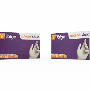 Luva Látex Industrial Uso Não Médico 100 un Talge